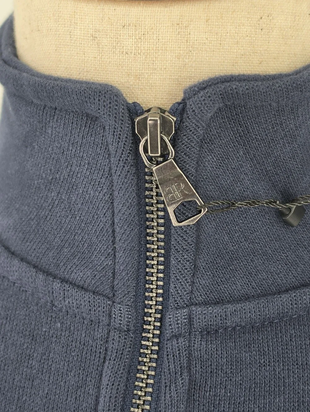 Banana Republic Navy Quarter Zip Pullover Sweatshirt Mock Neck Large